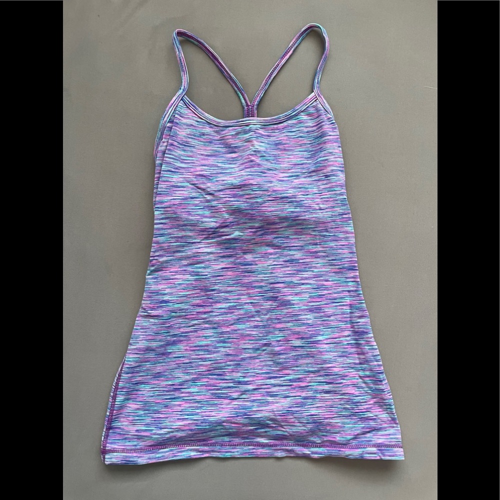 EUC Small Blue & Pink Striped Tank Top
